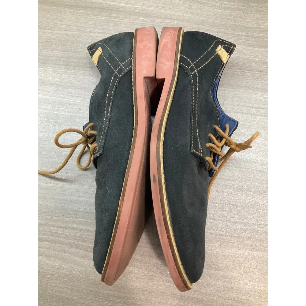 MARK NASON BY SKECHERS‎ NAVY BLUE SUEDE LEATHER OXFORD COMFORT MENS